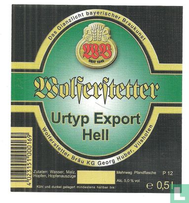 Wolferstetter Urtyp Export Hell