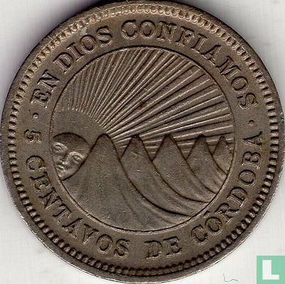 Nicaragua 5 centavos 1956 - Image 2
