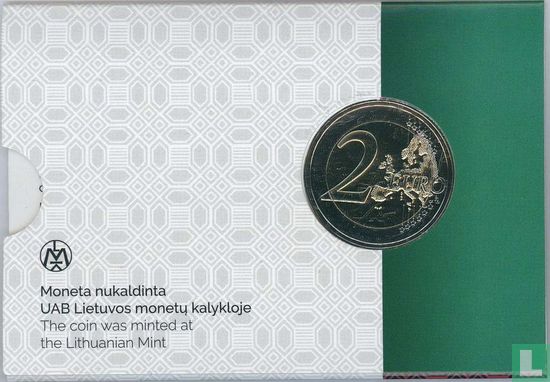 Lituanie 2 euro 2021 (coincard) "Dzukija" - Image 2