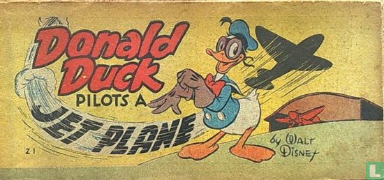Donald Duck Pilots a Jet Plane - Image 1