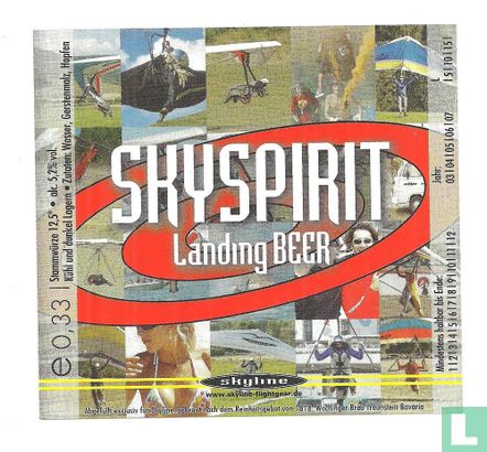 Skyspirit landing beer