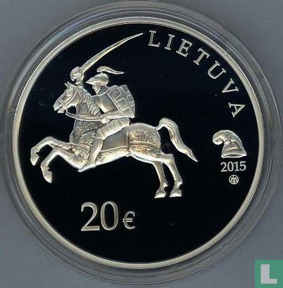 Litouwen 20 euro 2015 (PROOF) "250th anniversary of the birth of Mykolas Kleopas Oginskis" - Afbeelding 1