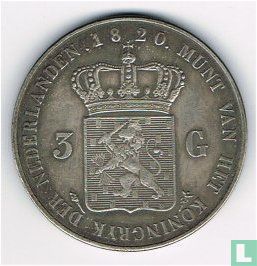 Nederland 3 Gulden 1820 Replica - Afbeelding 1