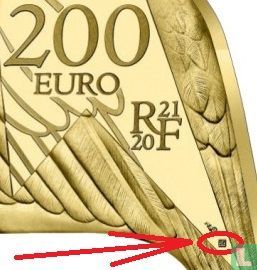 Frankrijk 200 euro 2021 (PROOF) "Harry Potter - Hedwig" - Afbeelding 3