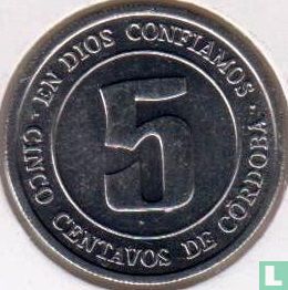 Nicaragua 5 centavos 1974 - Image 2