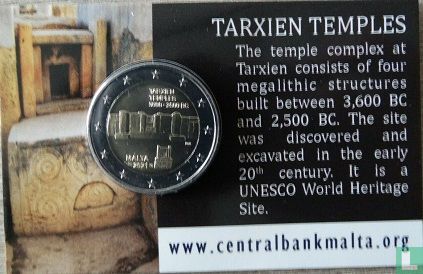 Malta 2 Euro 2021 (Coincard) "Tarxien temples" - Bild 1