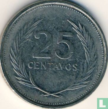 El Salvador 25 centavos 1995 - Image 2