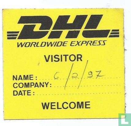 DHL worlwide express visitor