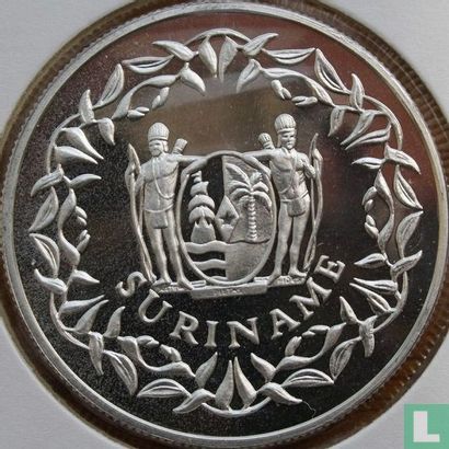 Suriname 50 Guilder 1990 (PP) "15th anniversary of Independence" - Bild 2