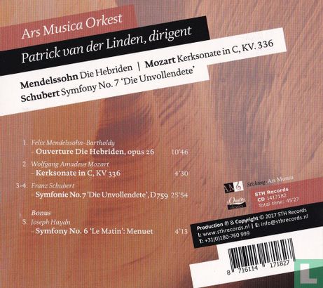 Mendelssohn, Mozart & Schubert - Afbeelding 2