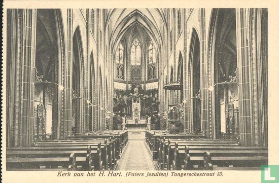 Maastricht kerk v.h. H. Hart kerkinterieur (paters Jezuiten) - Image 1