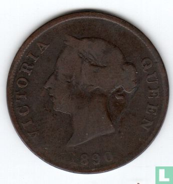 Chypre ½ piastre 1890 - Image 1