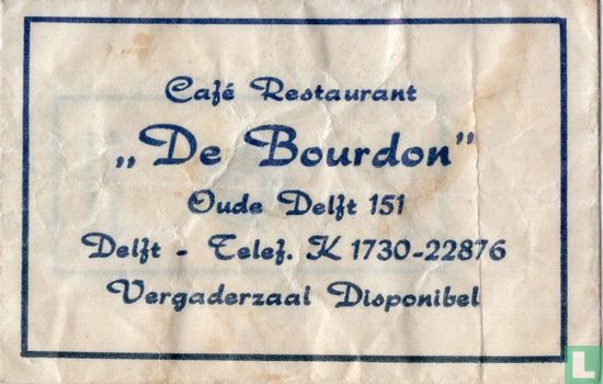 Café Restaurant "De Bourdon" - Afbeelding 1
