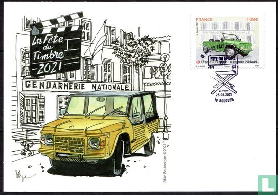 Postzegelfestival - Citroën Méhari - Afbeelding 1