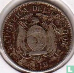 Équateur 5 centavos 1919 (3 baies) - Image 1