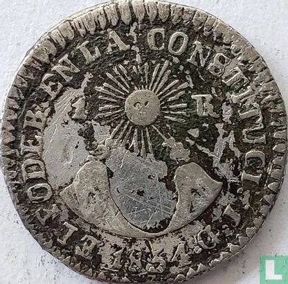 Ecuador 1 real  1834 - Afbeelding 1