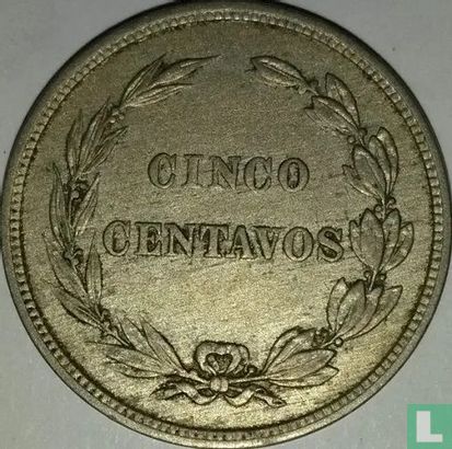 Ecuador 5 centavos 1917 - Image 2