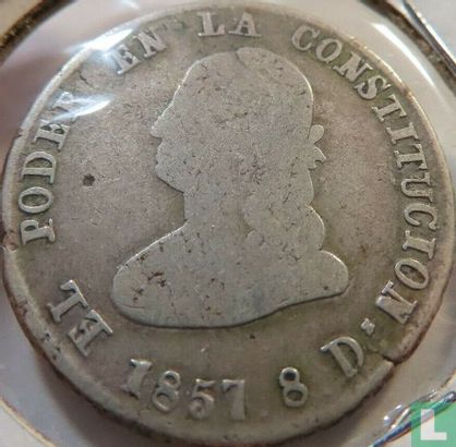 Équateur 4 reales 1857 - Image 1
