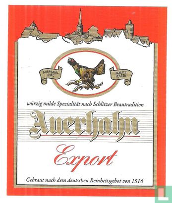 Auerhahn Export