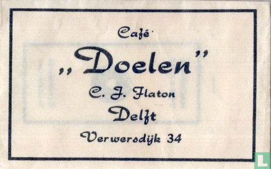 Café "Doelen" - Afbeelding 1