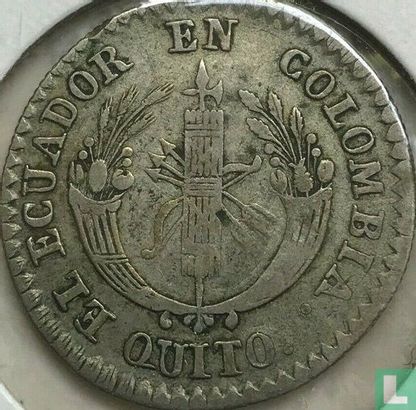 Ecuador 2 reales 1834 - Image 2