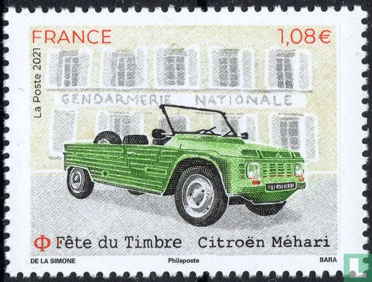 Postzegelfestival - Citroën Méhari