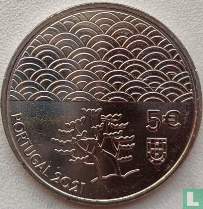 Portugal 5 euro 2021 "Art of Japanese lacquer" - Afbeelding 1