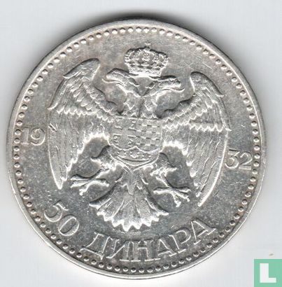Yugoslavia 50 dinara 1932 (type 1) - Image 1