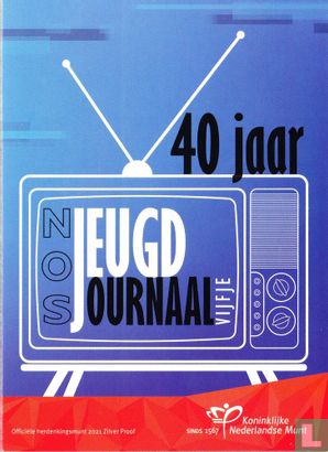 Pays-Bas 5 euro 2021 (BE- folder) "40 years youth news" - Image 1