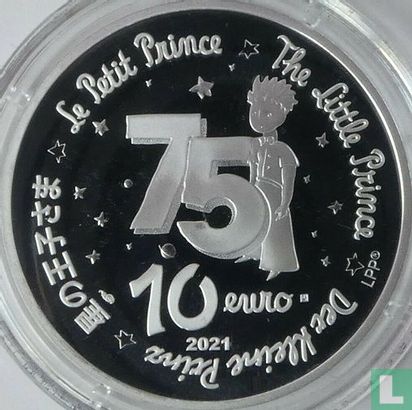 France 10 euro 2021 (PROOF) "75 years of the Little Prince - With the fox" - Image 1