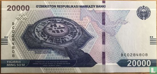 Uzbekistan 20,000 Sum 2021 - Image 1