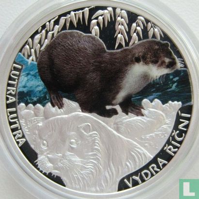 Niue 1 dollar 2013 (PROOF) "Eurasian otter" - Image 2