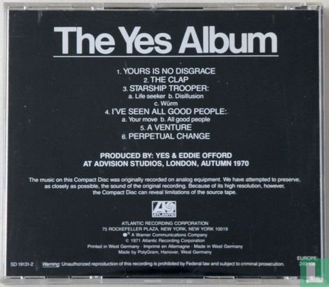 The Yes Album - Afbeelding 2