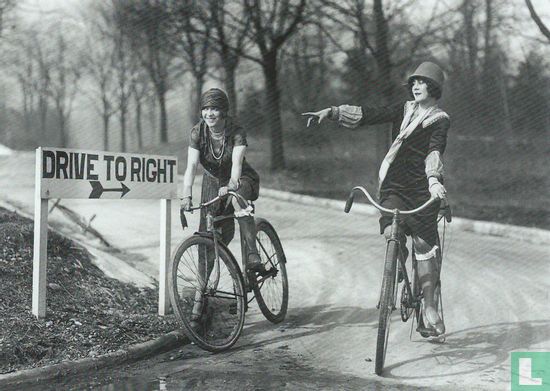 Flappers Bicycling, 1925 - Image 1