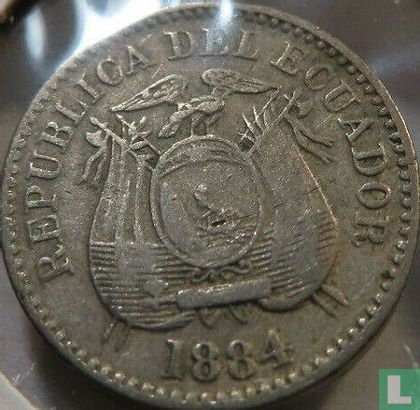 Ecuador ½ centavo 1884 - Image 1