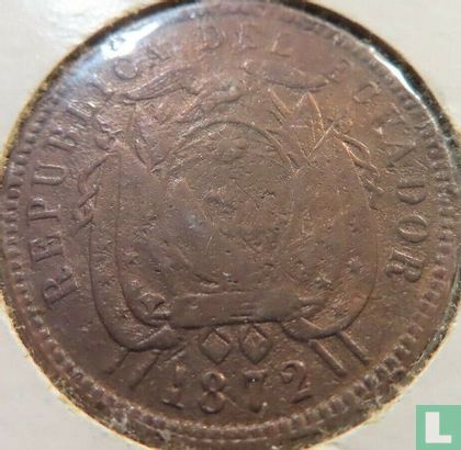 Ecuador 2 centavos 1872 - Image 1