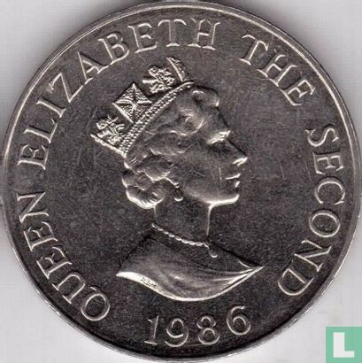 Jersey 2 Pound 1986 (Silber) "XIII Commonwealth Games in Edinburgh" - Bild 2
