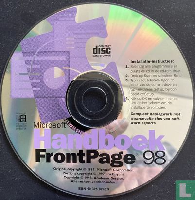 Microsoft Handboek Frontpage 98 - Image 3