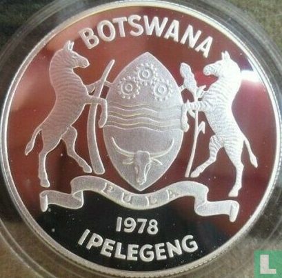 Botswana 5 pula 1978 (PROOF) "Gemsbok" - Image 1