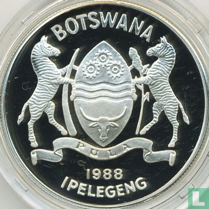 Botswana 5 pula 1988 (PROOF) "Summer Olympics in Seoul" - Image 2
