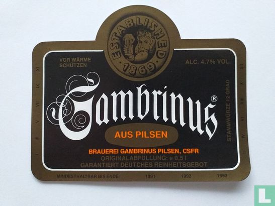 Gambrinus aus Pilsen 