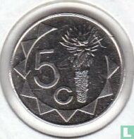 Namibie 5 cents 2012 - Image 2