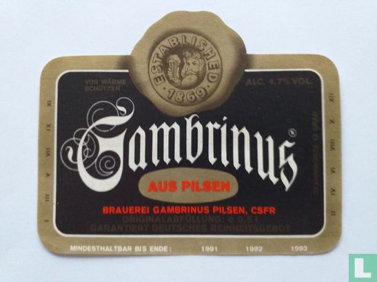 Gambrinus aus Pilsen 