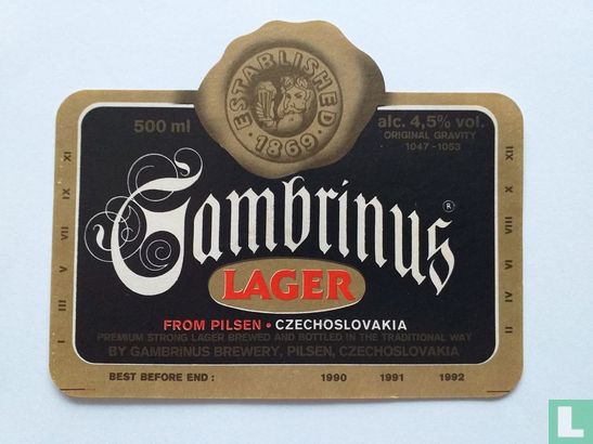Gambrinus lager 
