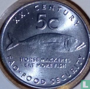 Namibie 5 cents 1999 "FAO" - Image 2