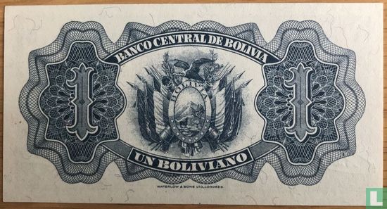Bolivie 1 Boliviano 1928 - Image 2