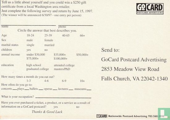 GoCard "I Wonder If That´s the GoCard Postcard Julian wants?" - Image 2