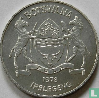 Botswana 5 pula 1978 Gemsbok" - Image 1