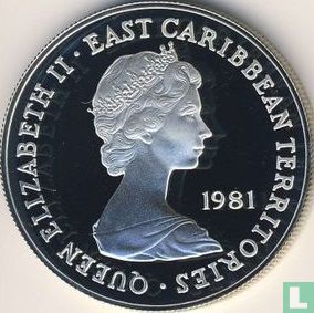 États des Caraïbes orientales 10 dollars 1981 (BE) "Royal Wedding of Prince Charles with Diana Spencer" - Image 1