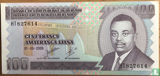 Burundi 100 Francs 2006 - Afbeelding 1